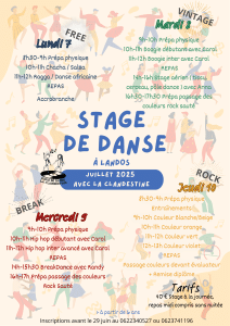 Stage de danse @ Landos